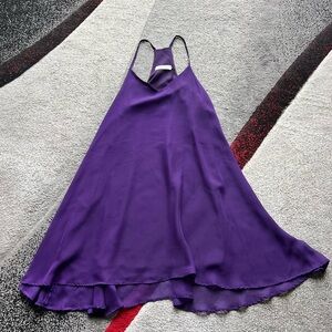 Askari Purple Leslie Shift Mini Dress